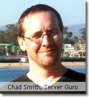 Email Chad Smith, Outback Solutions Server Guru