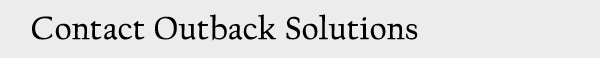 Contact Outback Solutions web design